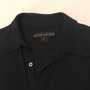 Ralph Lauren Collared Long Sleeve Dress